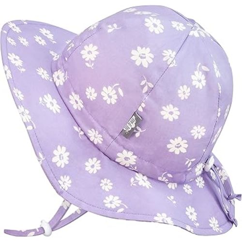 JAN & JUL 50+ UPF Cotton Sun Hat with Wide Brim for Toddler Girls
