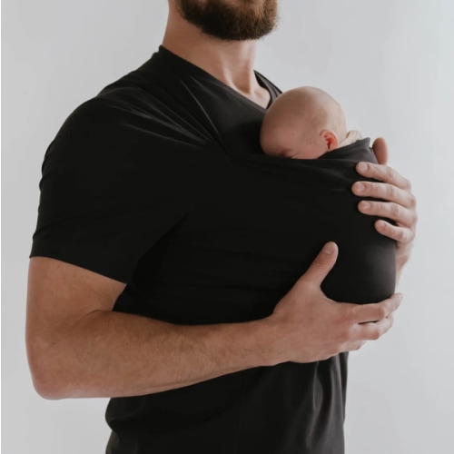 Lalabu Dad Shirt | Original Babywearing T-Shirt with Kangaroo Pouch | Baby Wrap Carrier for Newborns & Infants | Baby Wrap Carrier for Newborns | Essential for new Dads