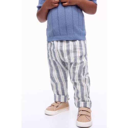 LINEN-BLEND JOGGERS