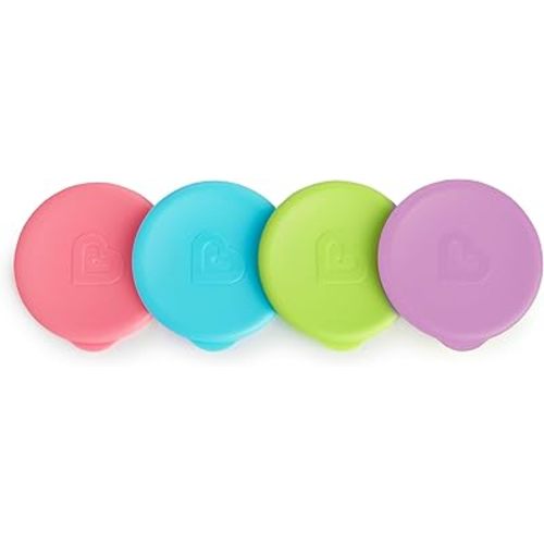 Munchkin® Miracle® 360 Sippy Cup Lids, 4 Count, Pink/Blue/Green/Purple