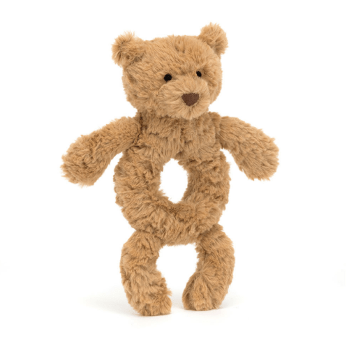 Jellycat Bartholomew Bear Ring Rattle | Rosie Jane
