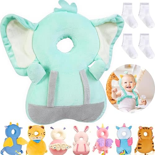 Baby Head Protector,Head Protection Back Pack for Sitting Crawling Walking,Adjustable Toddlers Safety Pad Cushion