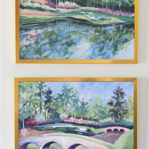 Augusta National Pair by Katy Neely Painted Art Prints – Urban Garden Prints