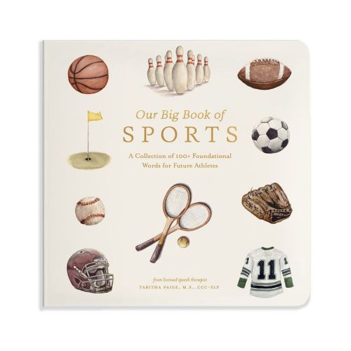 Our Big Book of Sports - (Our Little Adventures) by Tabitha Paige (Board Book)