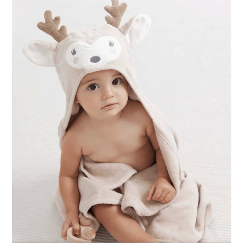 Fawn Hooded Baby Bath Wrap