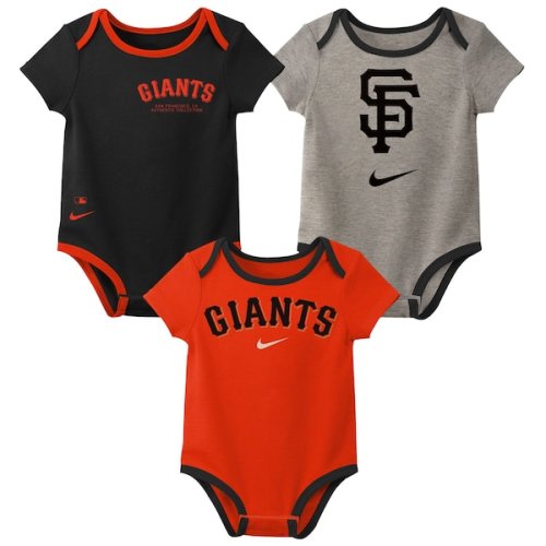 Newborn & Infant San Francisco Giants Nike Three-Pack Bodysuit Set