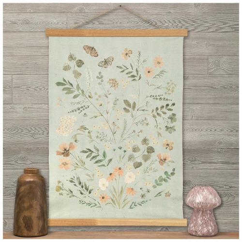 Botanicals & Butterflies Tapestry Wall Decor