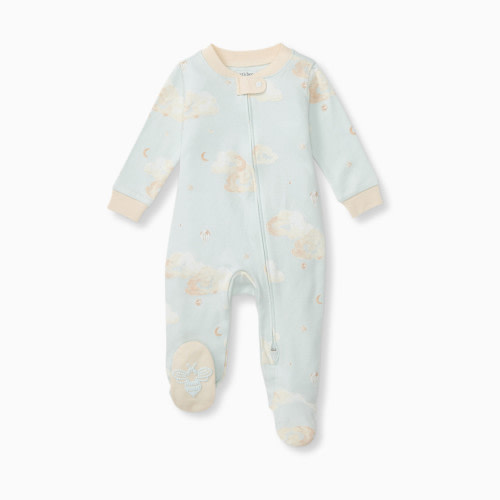 Burt's Bees Baby Organic Sleep & Play Footie Pajamas - Good Night Sky, 0-3 M