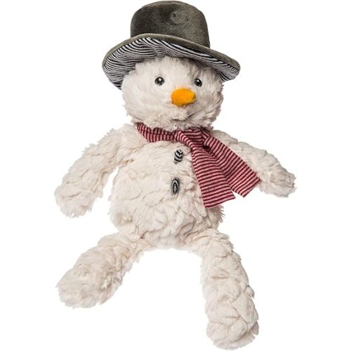 Mary Meyer Stuffed Animal Putty Collection Soft Toy, 10-Inches, Blizzard Snowman