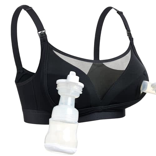  Simple Wishes Supermom Pumping And Nursing Bra In One -  Adjustable Pumping Bra Hands Free
