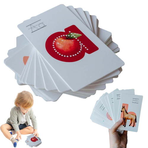 Lit Letters, Learn Letter Sounds up to 2X Faster, Lit Letters Flash Cards ET