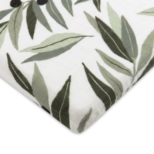 Babyletto Olive Branches Muslin All-stages Bassinet Sheet