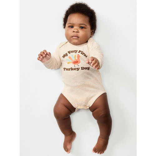Long-Sleeve Graphic Bodysuit for Baby