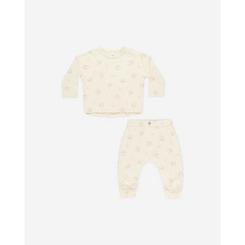 Long Sleeve Tee + Pant Set || Horseshoe