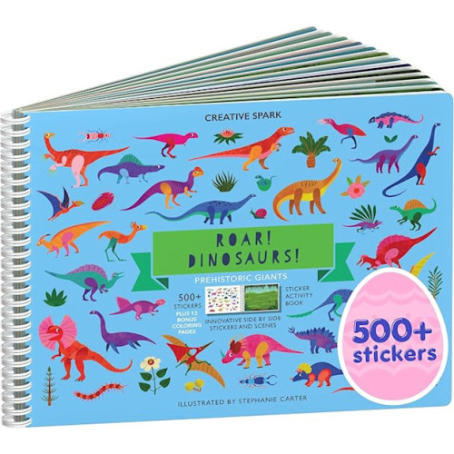 Cupkin Dinosaur Sticker Book Activity