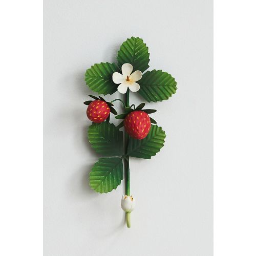 Anthropologie Fruit Metal Hook - Strawberry