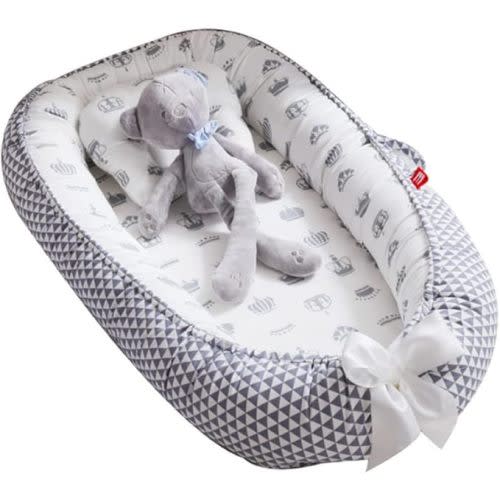 AED 99 (NOT 99 USD) Beauenty Baby Lounger And Share a Sleeping Baby Nest, Foldable, Removable And Washable, Cotton Portable Pressure Protection Crib, Can Be Used for Bedroom/Travel/Camping (A) : Amazon.ae: Baby Products
