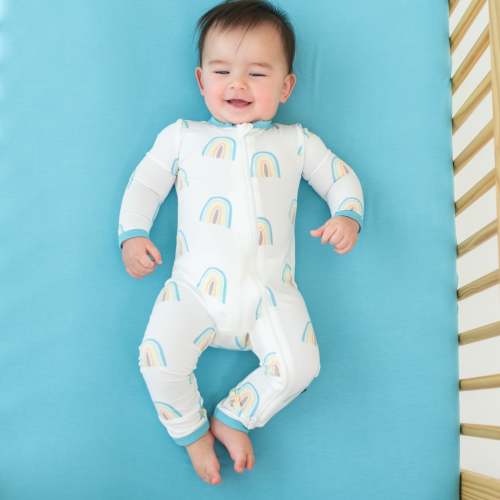 Zippered Romper in Makai Rainbow