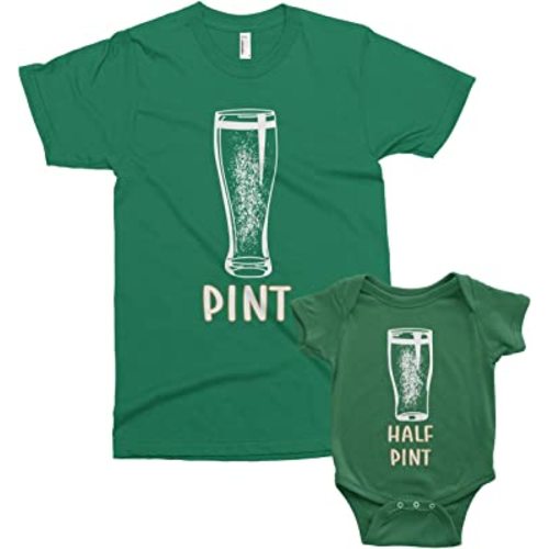 Threadrock Pint & Half Pint Infant Bodysuit & Men's T-Shirt Matching Set
