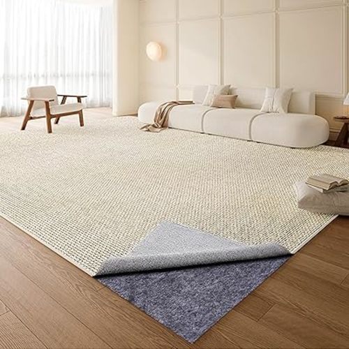100% Waterproof Carpet pad, 5x7 Rug pad, Non-Slip Carpet pad, Carpet pad for All Floors and finishes, Felt pad for Under Carpet Non-Slip pad, Keeps Carpet in Place Soft and Secure