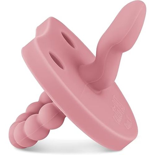 Ryan & Rose Cutie PAT Smile - Orthodontic Pro Pacifier and Teether (Rose)