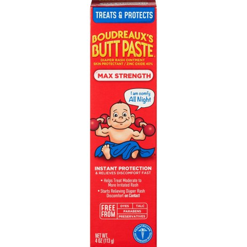 Boudreaux's Butt Paste Diaper Rash Ointment, 4 Ounce
