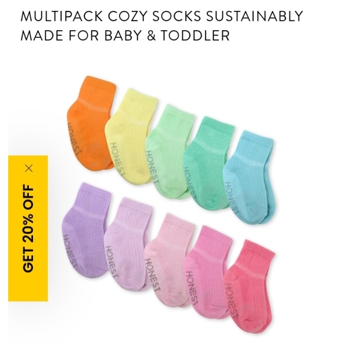 Multipack Cozy Socks Sustainably Made for Baby & Toddler | Honest Baby Clothing