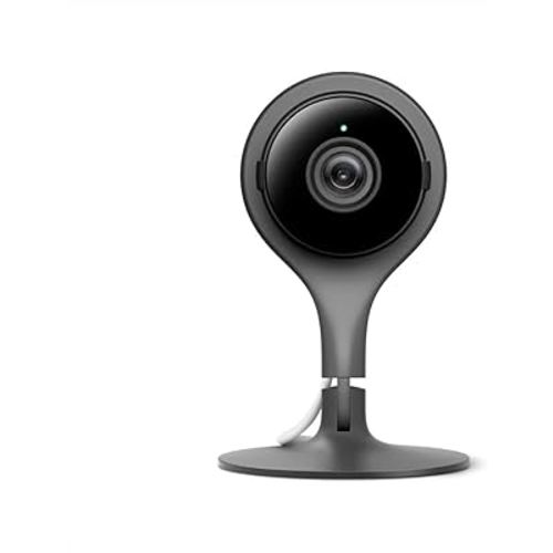 Google Nest Cam Indoor - 1st Generation - Wired Indoor Camera - Control with Your Phone and Get Mobile Alerts - Surveillance Camera with 24/7 Live Video and Night Vision