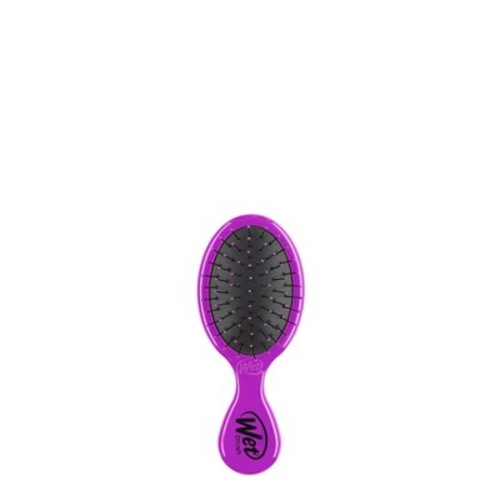 Wet Brush Mini Detangler Hair Brush for Less Pain, Effort and Breakage, Color: Purple