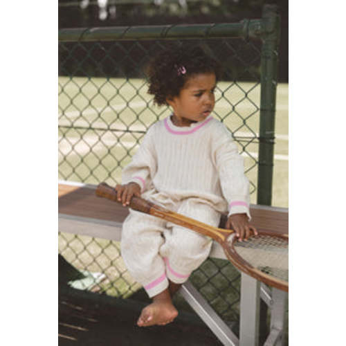 Prep Lounge Suit - Baby Pink – Cinnamon Baby