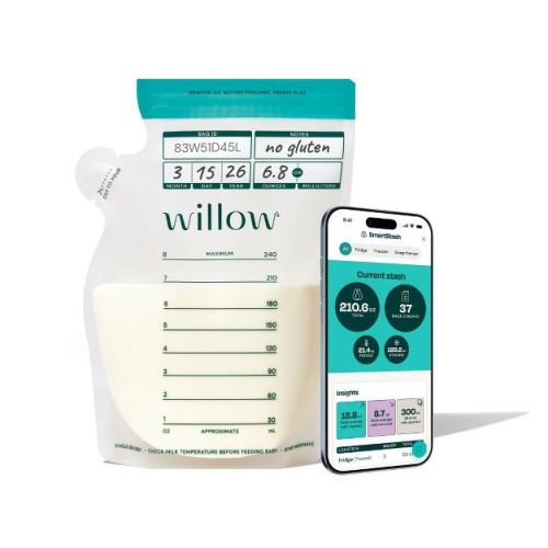 WILLOW Breast Milk Storage Bags with SmartStash Tracking - 100ct