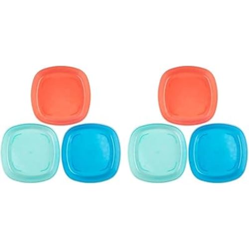 Dr. Brown's Stackable Plate Set for Toddlers and Babies, BPA Free - 6-Pack, 4m+