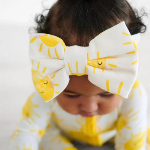 Sunshine Luxe Bow Headband – Little Sleepies