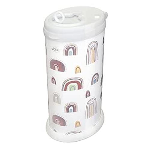 Ubbi Steel Odor Locking, No Special Bag Required Money Saving, Awards-Winning, Modern Design Registry Must-Have Diaper Pail, Rainbow : Industrial & Scientific