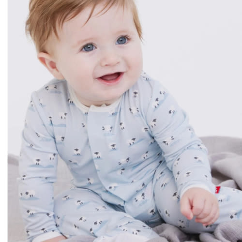 blue baa baa baby modal magnetic parent favorite footie – Magnetic Me