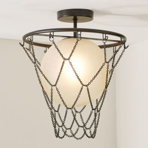 Basketball Flush Mount (15")