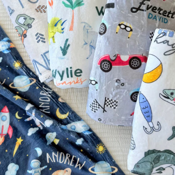 Caden Lane Personalized Blanket