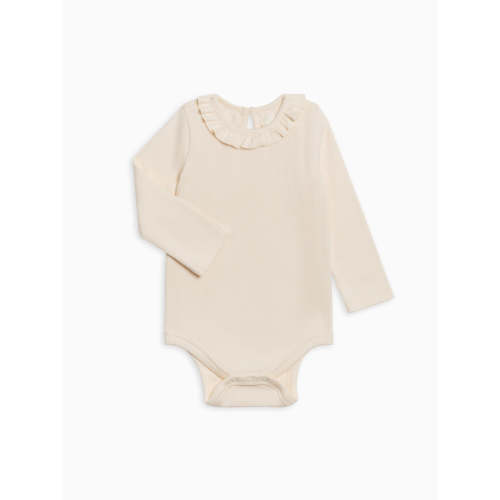 Irma Ribbed Ruffle Neck Bodysuit
