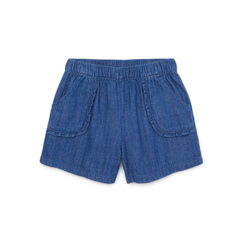 Garanimals Toddler Girl Denim Shorts with Ruffle Pocket, Sizes 18M-5T