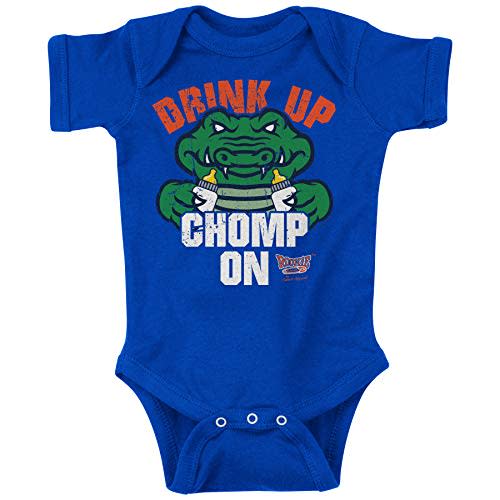 Drink up Chomp On Baby Apparel for Florida College Fans (NB-7T)