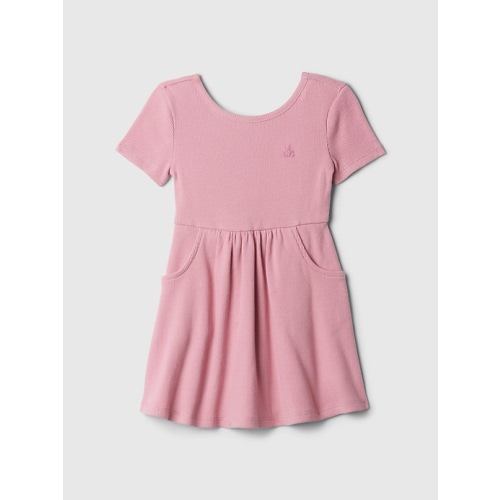 babyGap Mix and Match Skater Dress in elle pink, size: 12-18 M