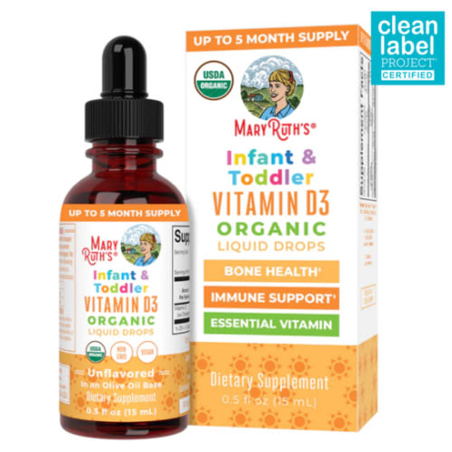 Infant & Toddler Vitamin D3 Organic Liquid Drops