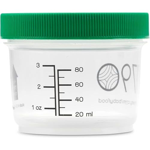1790 Plastic Baby Food, Green, 24pk