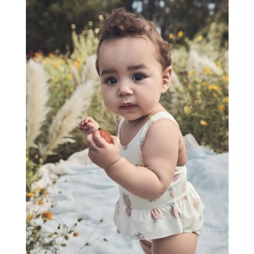 Baby Recycled Strawberry-Print Swimsuit - Little Planet | Carter's