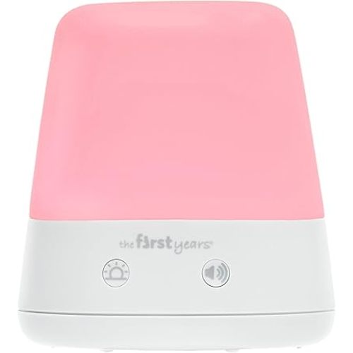 The First Years Sunset Baby Soother Night Light and Sound Machine - Red Kids Sleep Training Aid for Toddlers - Supports Natural Melatonin Production