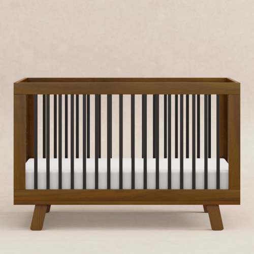 Hudson 3-in-1 Convertible Crib with Toddler Bed Conversion Kit