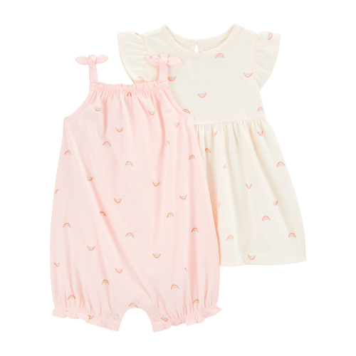 2-Piece Rainbow Dress & Romper Set - Carter's | Carter's