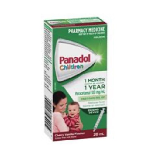 Buy Panadol Children 1 Month – 1 Year Baby Drops with Dosing Device, Fever and Pain Relief, 20mL Online at Chemist Warehouse®