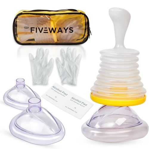 Yellow Choking Rescue Device, Choking Device for Kids and Adults Seniors, Portable Airway Suction Device, Anti Choking Device First Aid for Home, Children Travel Kit, Easy to Use (Yellow)