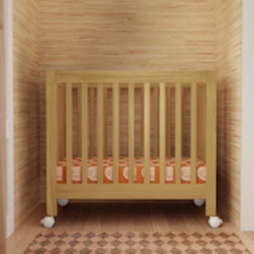 babyletto Origami Mini Crib - Honey